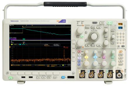 Tektronix MDO4104 Digital Portable Oscilloscope, 4 Analogue Channels, 1GHz, 16 Digital Channels - UKAS Calibrated