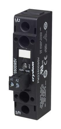 Sensata/Crydom Solid State Relay, 25 A Load, Panel Mount, 600 V rms Load, 32 V dc Control, PM2260D25V