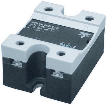 Carlo Gavazzi Solid State Relay, 10 A rms Load, Panel Mount, 265 V rms Load, 32 V Control, RS1A23D10