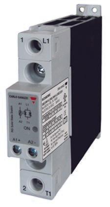 Carlo Gavazzi Solid State Relay, 25.5 A Load, Panel Mount, 240 V ac Load, 32 V dc Control, RGC1A23D20KKE