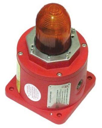 LED Beacon, Amber, 100-240Vac