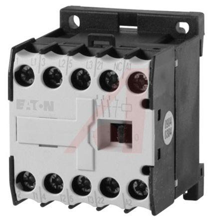 MINI CONTACTOR 3P 6A 1NO AUX 120VAC