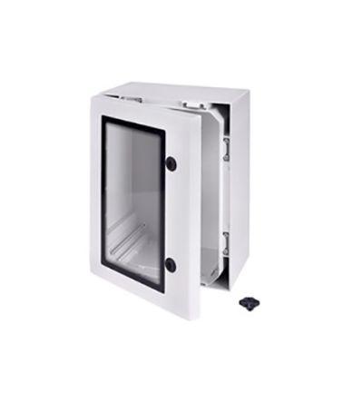 Fibox ARCA Series Polycarbonate Wall Box, IP66, Viewing Window, 500 mm x 400 mm x 210mm