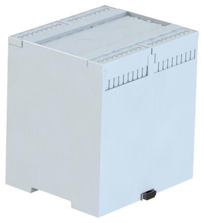 CAMDENBOSS Solid Top Enclosure Type CDIB Series, 114 x 106.2 x 90mm, Polycarbonate DIN Rail Enclosure Kit