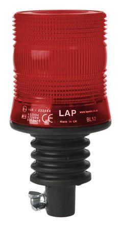 LED Beacon, Red, Flexi DIN, 10-30Vdc