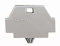 WAGO 260 Series End Plate with Snap in Mounting Foot for Use with 260 Series Terminal Block