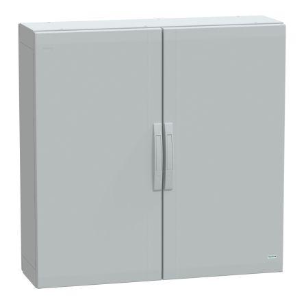 Schneider Electric Thalassa PLA Series PET Double-Door-Door Floor Standing Enclosure, Opaque Door, IP65, 1000 x 1000