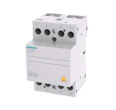 Siemens SENTRON 5TT Contactor, 24 V ac/dc Coil, 4 Pole, 63 A, 3NO + 1NC