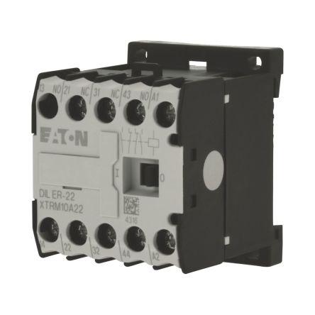 Eaton Contactor, 230 V ac Coil, 4 Pole, 3 A, 2NO + 2NC