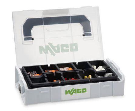 WAGO L-BOXX Mini, 221, 2273, 224 Series Lever Connector Set, 2, 3-Way, Cage Clamp Termination