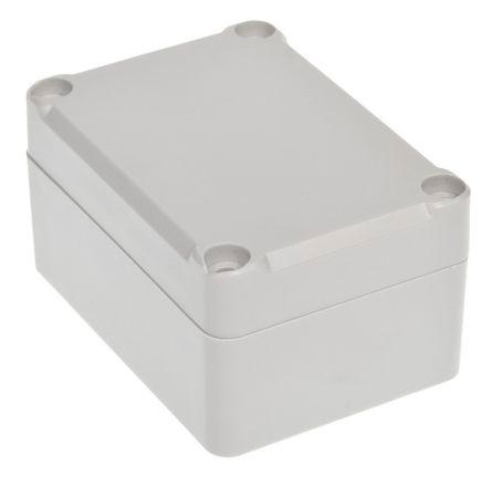 RS PRO Grey ABS Enclosure, IP65, IK09, Grey Lid, 70 x 50 x 36.75mm