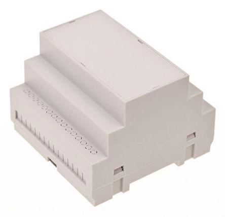 RS PRO Modular Enclosure Enclosure Type, 87.5 x 90.0 x 65.1mm, ABS DIN Rail Enclosure