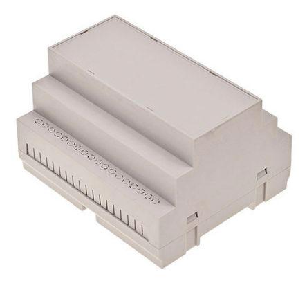 RS PRO DIN Rail Enclosure Enclosure Type, 105.0 x 90.0 x 65.3mm, ABS DIN Rail Enclosure