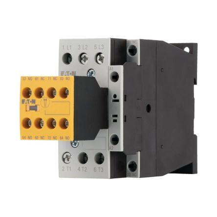 Eaton Contactor, 24-27 V dc Coil, 3 Pole, 25 A, 3NO