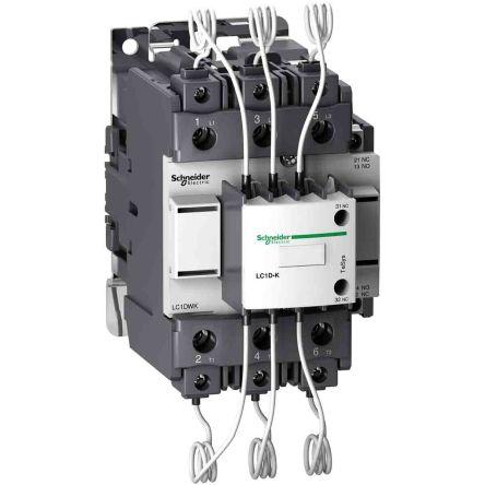 Schneider Electric TeSys D LC1DWK Contactor, 220 Vac Coil, 3 Pole, 3NO