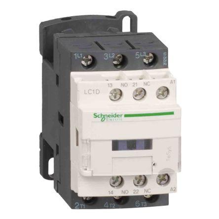 Schneider Electric TeSys D LC1D Contactor, 110 V ac Coil, 3 Pole, 25 A, 5.5 kW, 3NO