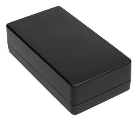 RS PRO Black ABS Enclosure, IP53, IK06, 154 x 84.5 x 42.5mm