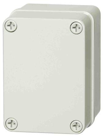 Fibox Grey ABS Enclosure, IP66, IP67, IK07, Grey Lid, 110 x 80 x 65mm