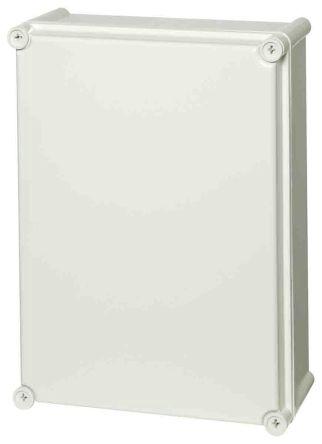 Fibox Grey ABS Enclosure, IP66, IP67, IK08, Grey Lid, 378 x 278 x 130mm