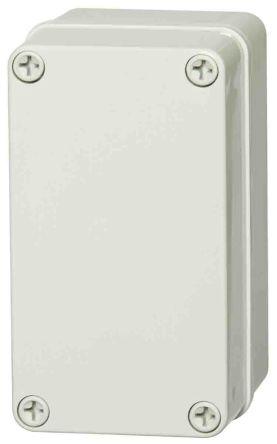 Fibox Grey ABS Enclosure, IP66, IP67, IK07, Grey Lid, 140 x 80 x 65mm