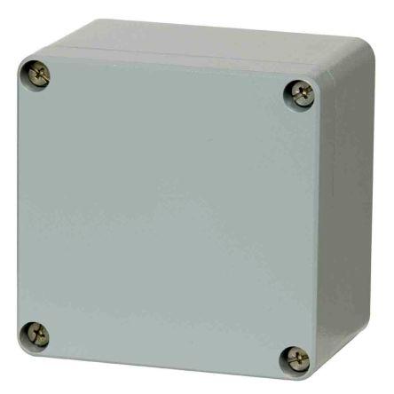 Fibox Aluminium Enclosure, IP66, IP67, IP68, IK08, 125 x 124 x 81mm