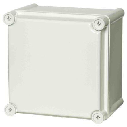 Fibox Grey ABS Enclosure, IP66, IP67, IK08, Grey Lid, 188 x 188 x 130mm