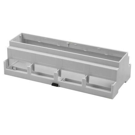 RS PRO Open Top Enclosure Type, 212.1 x 90 x 58mm, Polycarbonate DIN Rail Enclosure