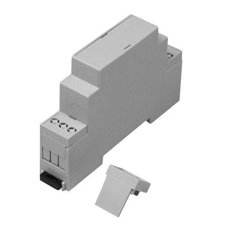 RS PRO Open Top Enclosure Type, 17.5 x 90 x 58mm, Polycarbonate DIN Rail Enclosure Kit