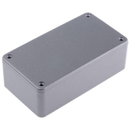 RS PRO Grey ABS General Purpose Enclosure, IP54, Grey Lid, 120 x 65 x 40mm