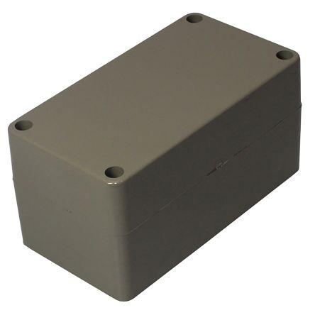 RS PRO Grey ABS General Purpose Enclosure, IP54, Grey Lid, 118 x 64 x 60mm