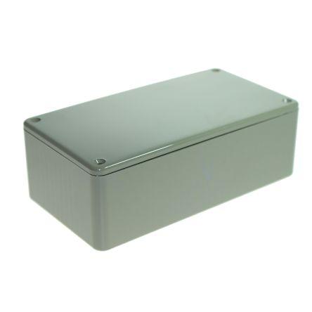 RS PRO Grey ABS General Purpose Enclosure, IP54, Grey Lid, 150 x 80 x 50mm