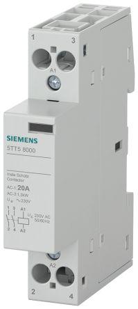 Siemens SENTRON Contactor, 230 V ac Coil, 2 Pole, 20 A, 2NO