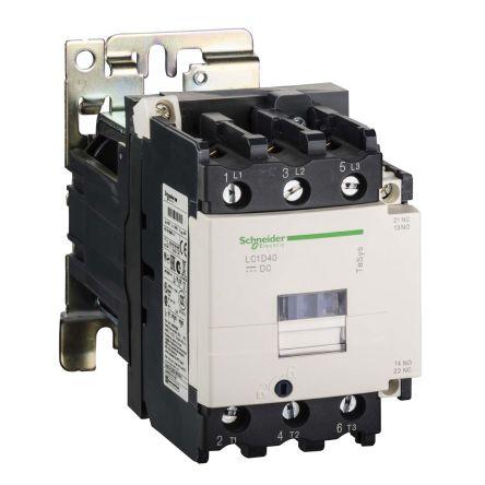 Schneider Electric TeSys D Contactor, 72 V dc Coil, 3 Pole, 65 A, 37 kW, 3NO