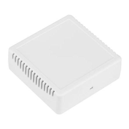 RS PRO White ABS General Purpose Enclosure, IP20, IK06, White Lid, 100 x 100 x 35.3mm