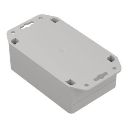 RS PRO Light Grey ABS Enclosure, IP65, Light Grey Lid, 121.4 x 81.6 x 45.2mm