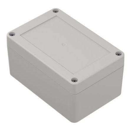 RS PRO Light Grey ABS Enclosure, IP65, Light Grey Lid, 120 x 80 x 60.2mm