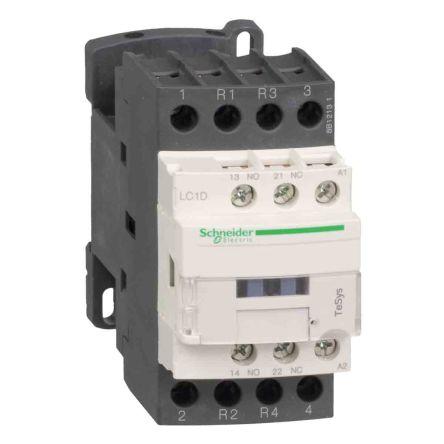 Schneider Electric TeSys D LC1D Contactor, 24 V dc Coil, 4 Pole, 25 A, 2NO + 2NC