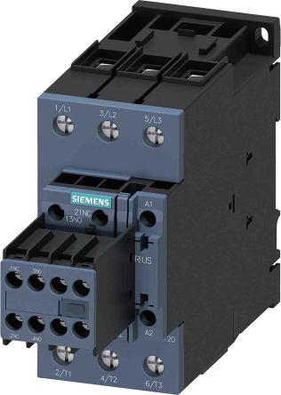 Siemens SIRIUS Contactor, 24 V dc Coil, 3 Pole, 65 A, 30 kW, 2NO + 2NC