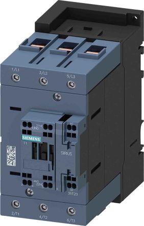 Siemens SIRIUS Contactor, 20-33 V ac/dc Coil, 3 Pole, 95 A, 45 kW, 1NO + 1NC