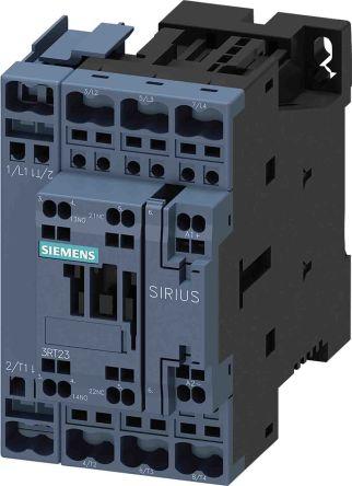 Siemens SIRIUS Contactor, 24 V Coil, 4 Pole, 40 A, 7.5 kW, 1NO + 1NC