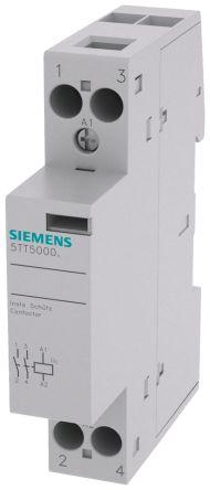 Siemens SENTRON Contactor, 24 V Coil, 2 Pole, 20 A, 1 kW, 2NO