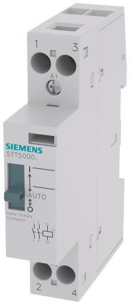 Siemens SENTRON Contactor, 24 V Coil, 2 Pole, 20 A, 1 kW, 2NO