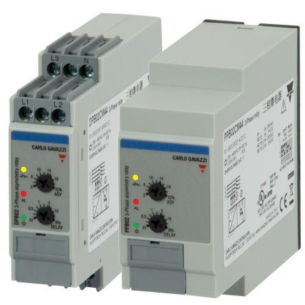 Carlo Gavazzi Voltage Monitoring Relay, 3 Phase, SPDT, DIN Rail, DPB02CM44