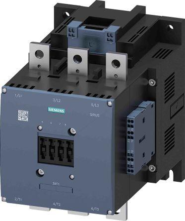 Siemens SIRIUS Contactor, 3 Pole, 200 kW, 2NO + 2NC