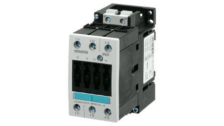 Siemens SIRIUS Contactor, 3 Pole, 15 kW, 1NO + 1NC