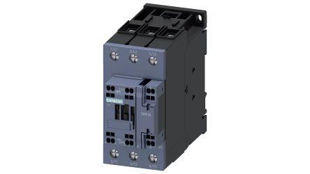 Siemens SIRIUS Contactor, 3 Pole, 18.5 kW, 1NO + 1NC