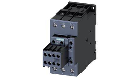 Siemens SIRIUS Contactor, 3 Pole, 22 kW, 2NO + 2NC