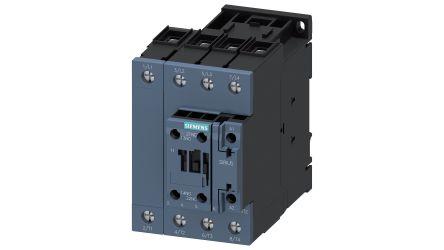 Siemens SIRIUS Contactor, 4 Pole, 1NO + 1NC