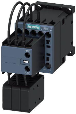 Siemens SIRIUS Contactor, 24 V ac Coil, 3 Pole, 18 A, 1NO + 1NC