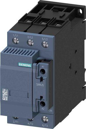 Siemens SIRIUS Contactor, 20-33 V ac/dc Coil, 3 Pole, 72.2 A, 2NC